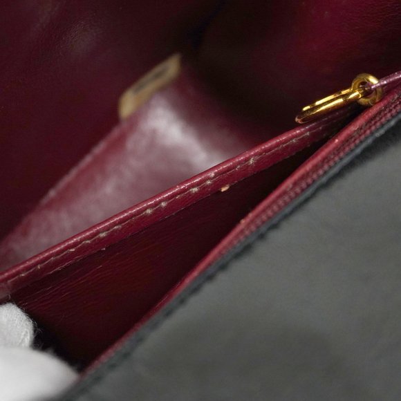 Chanel Shoulder Bag Matelasse Chain Diana Lambskin Black Women's - Picture 9 of 12